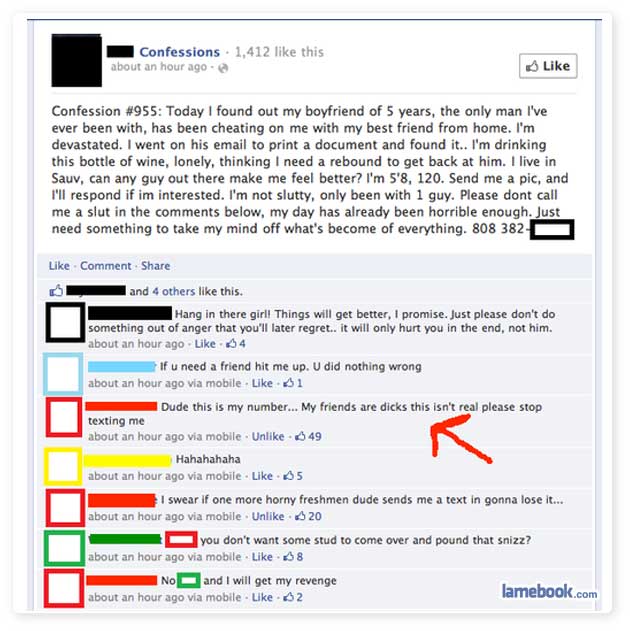 Horrible Facebook Posts... - Page 12 Friends