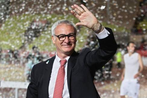  AS MONACO / JOUEURS ET COACHS  L-entraineur-de-l-as-monaco-claudio-ranieri-a-l-issue-du-mat_1599249