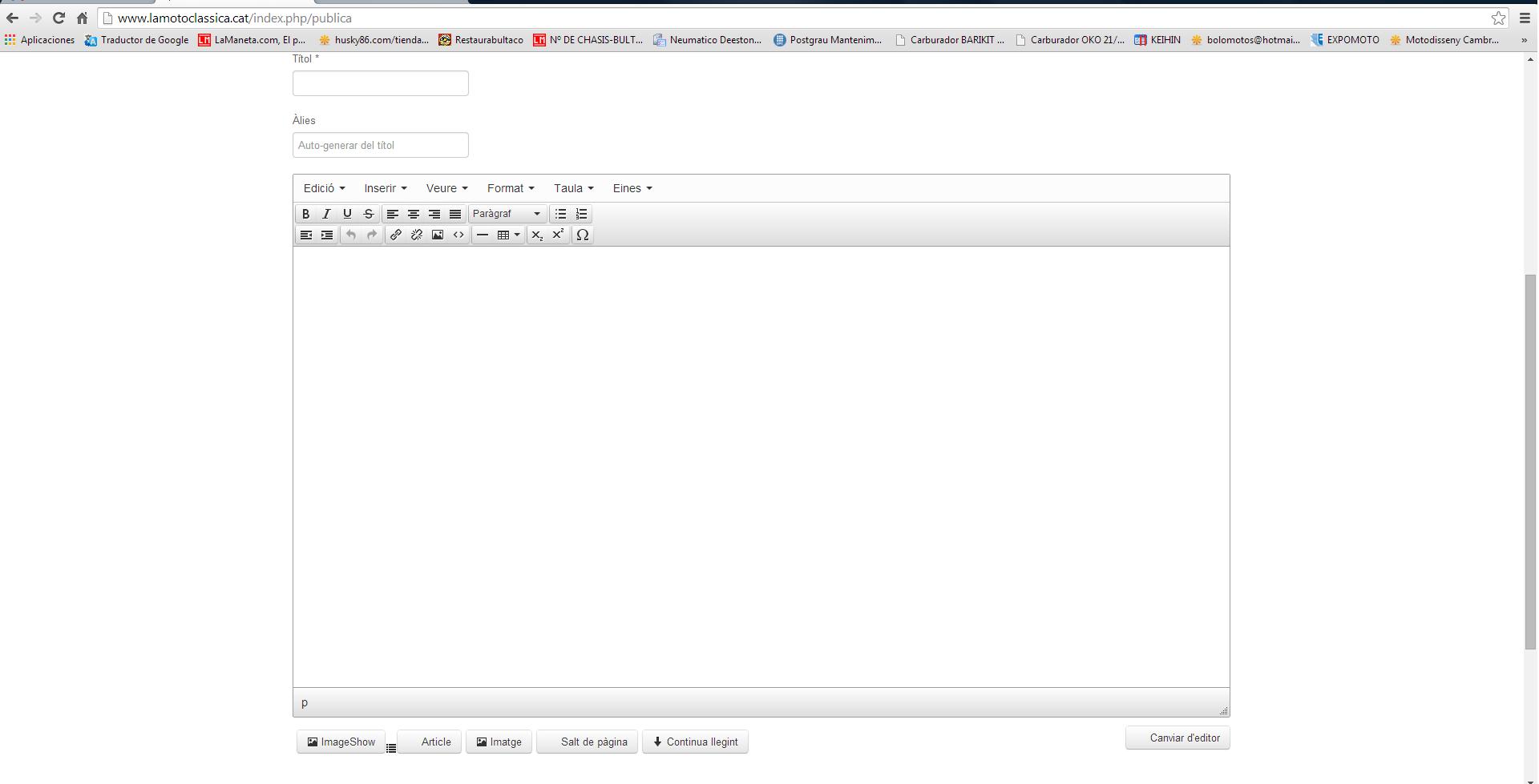 Nueva web lamotoclassica.cat (by kennyroberts) Tuto2