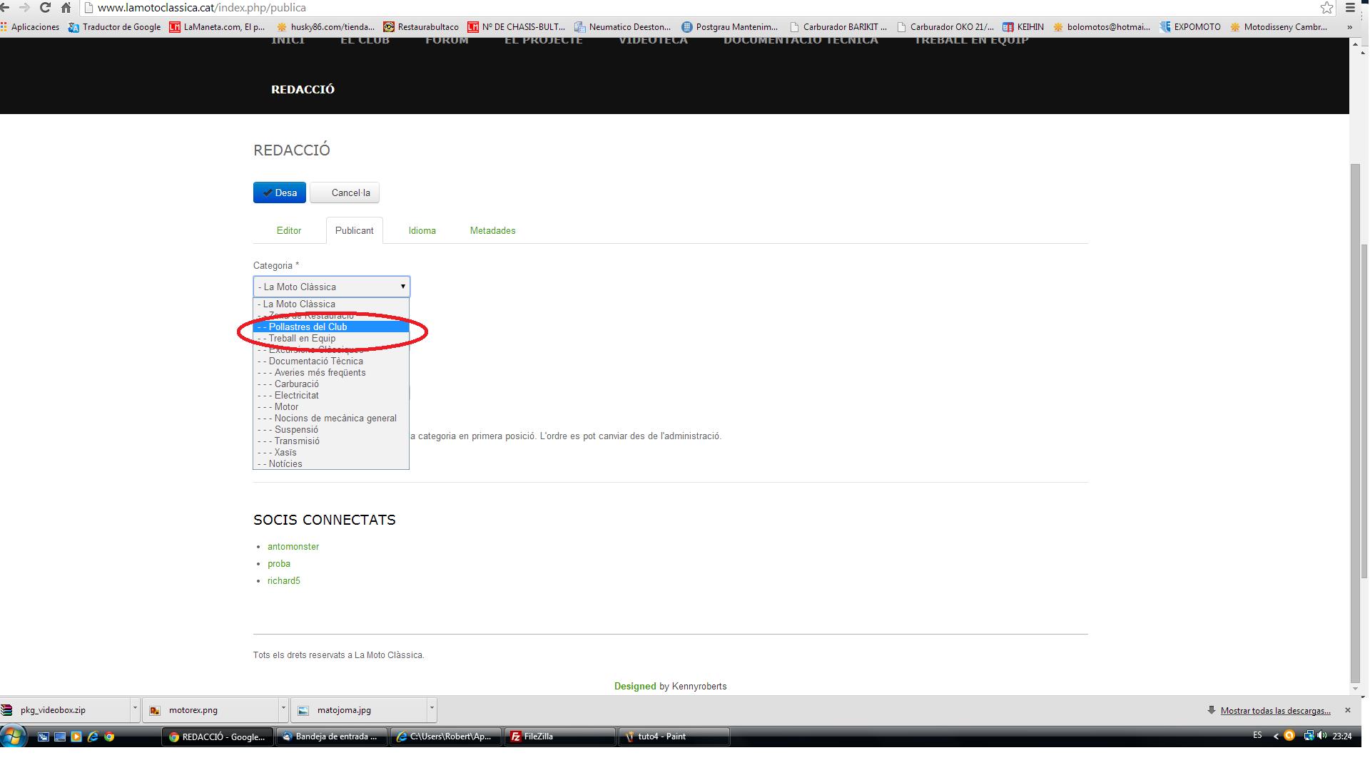 Nueva web lamotoclassica.cat (by kennyroberts) Tuto5