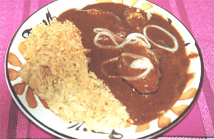 receta de mole dulce Moleconsopadearroz