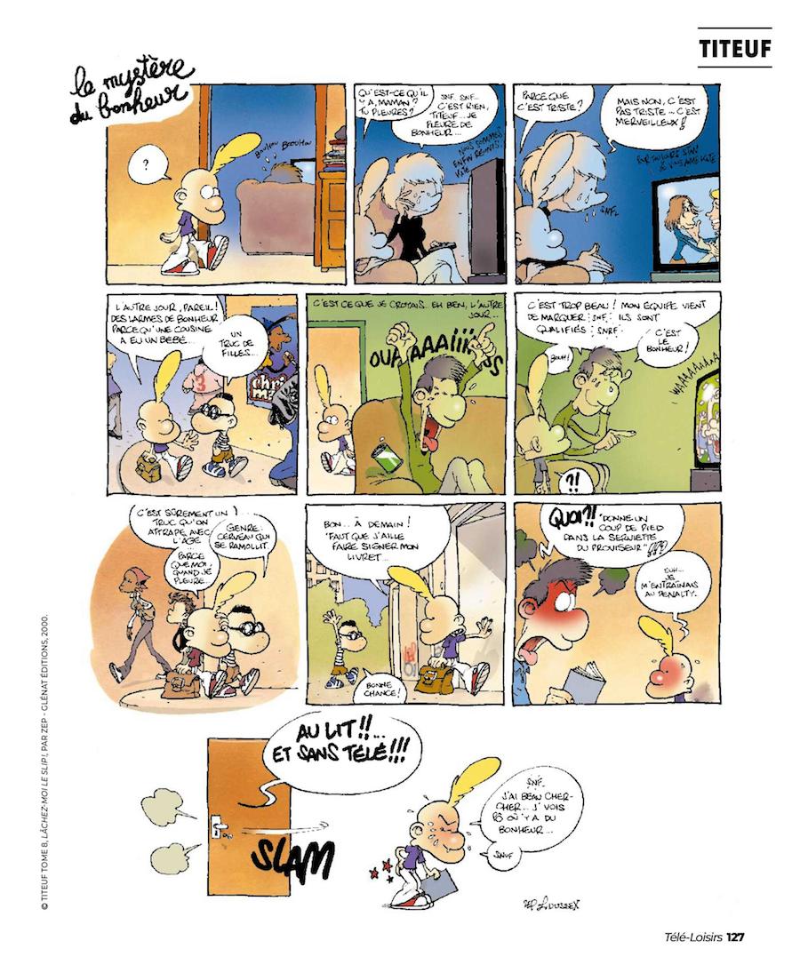 [WEEK-END] - TITEUF : Planches tirées de Télé Loisirs - Page 21 Titeuf_1982