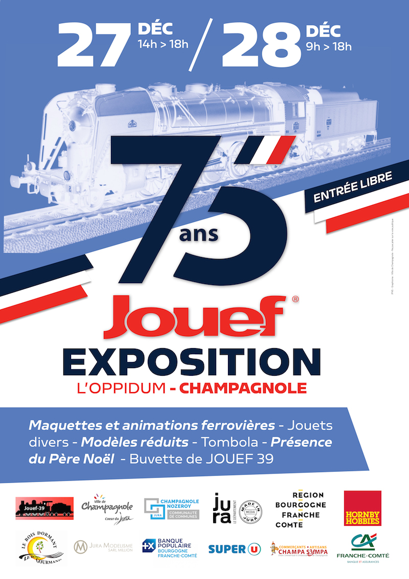 [39-FR] : 2019-12-27 et 28 : Expo 75 ans de JOUEF l'Oppidum à Champagnole 2019-12-28_Jouef_Champagnole_001