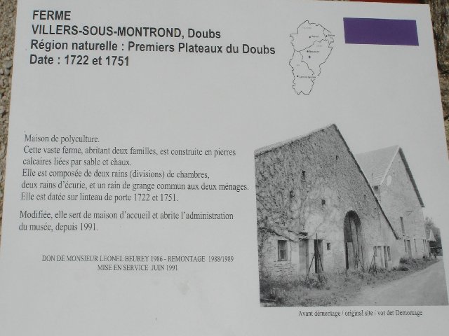 Musée de Plein Air des Maisons Comtoises - Nancray (25) 0001