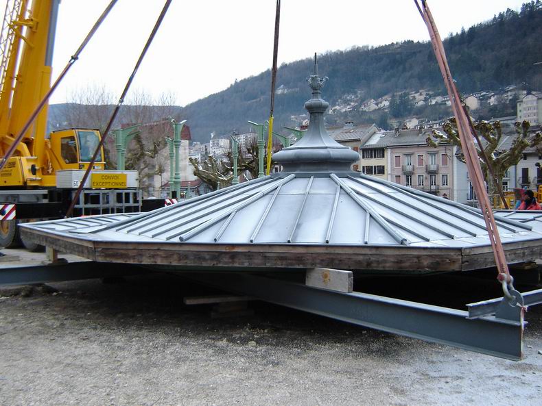 Restauration du kiosque à musique du Truchet - St-Claude 0003