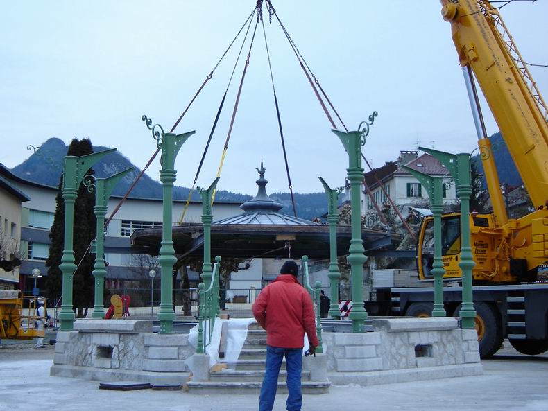 Restauration du kiosque à musique du Truchet - St-Claude 0004