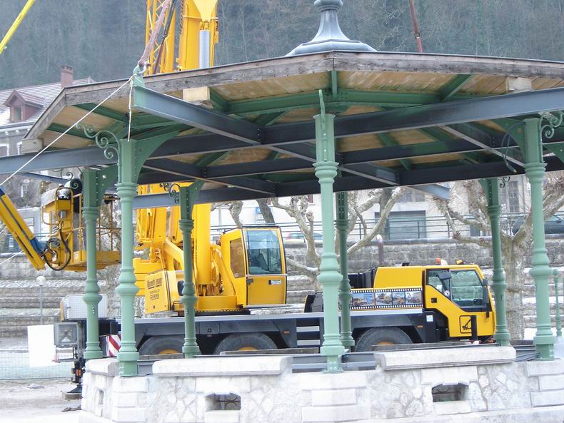 Restauration du kiosque à musique du Truchet - St-Claude 0016