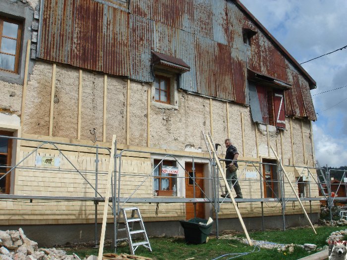 Les Tavaillons dans le Ht-Jura - Les Bouchoux - La Pesse (39 T0009a