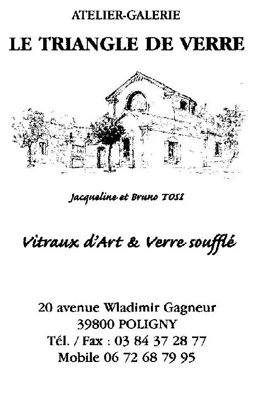 2008-08-06 : Le Triangle de Verre - Jacqueline et Bruno Tosi Carte_pro_2