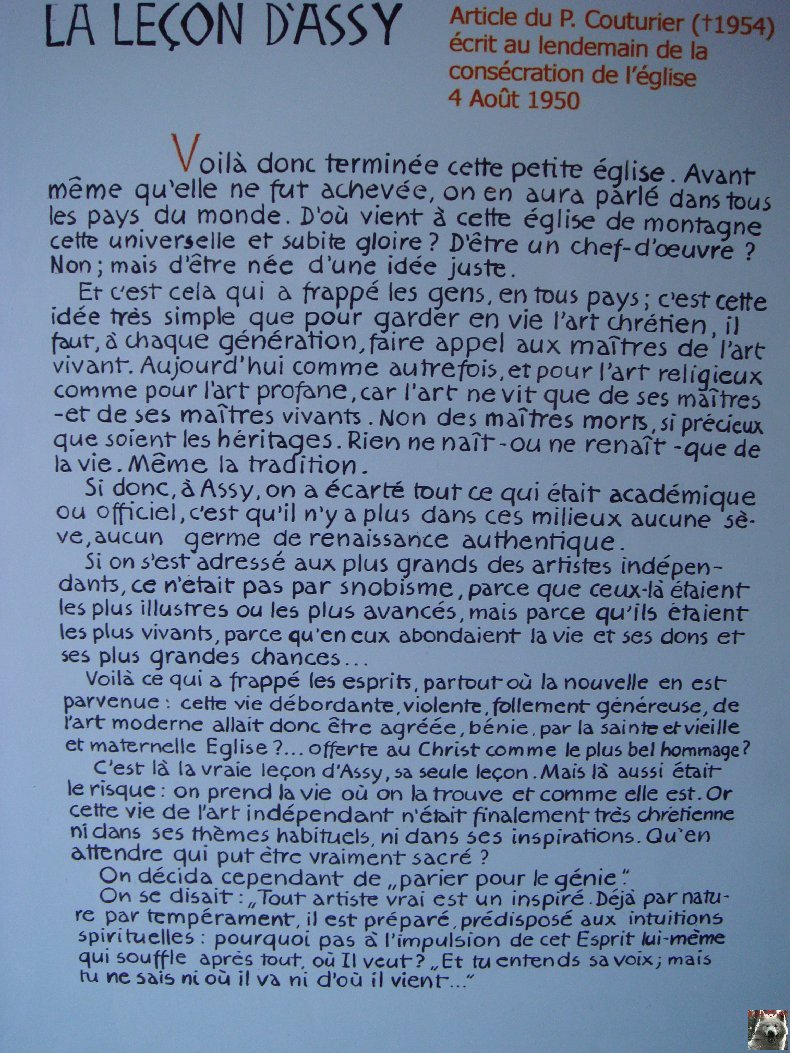 Notre Dame de Toute Grace - Le Plateau d'Assy (74) 0028