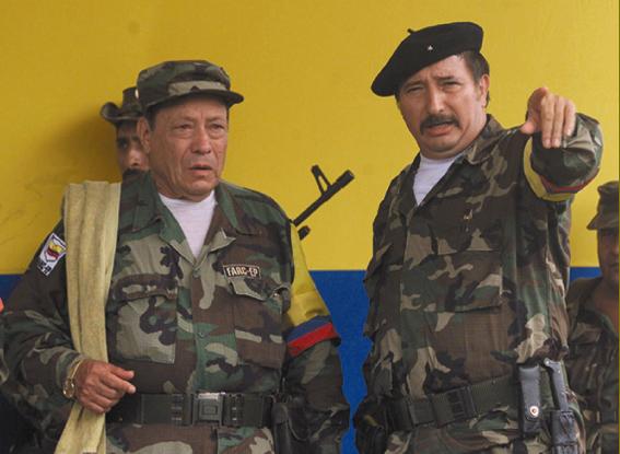 FOTOREPORTAJE DE LAS FARC: NARCO-TERRORISMO EN COLOMBIA Marulanda-briceno