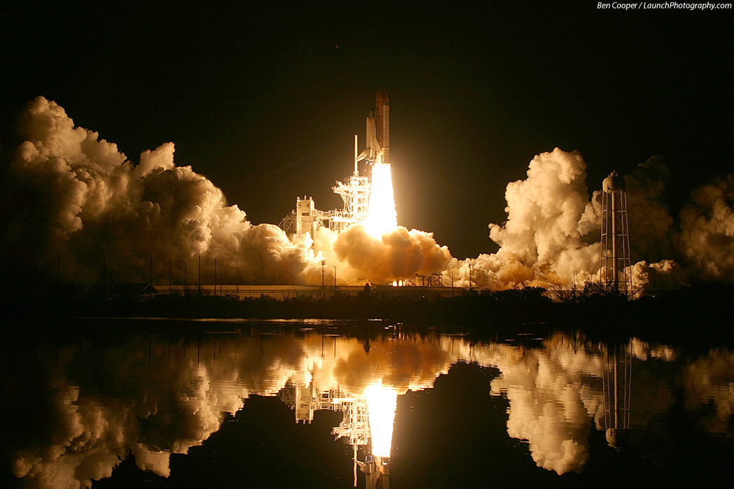 Comment réussir ses photos lors d'un lancement nocturne ? STS-123_6