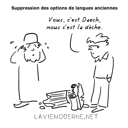 [L'Express] Qui veut la peau du latin au collège ? Les précisions de la DGESCO sur l'avenir du latin au sein des EPI - Page 8 20150315a