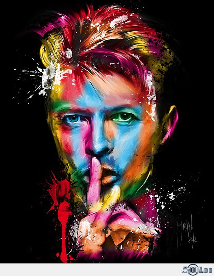 Lundi 11 janvier David-Bowie-Coloured-Painting