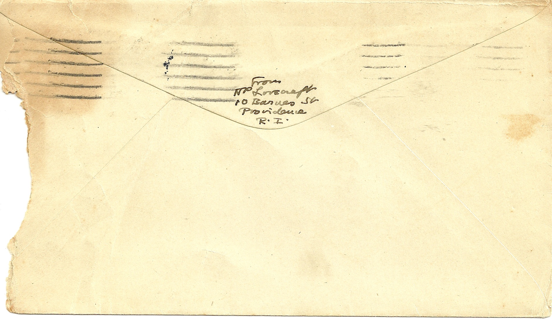 Enveloppe Lovecraft-Envelope-Back