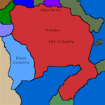 Background du village de konoha Fire-map