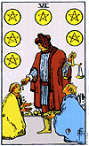 Six of Pentacles P6s