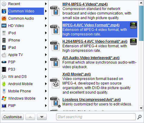 How to Convert AVHCD Videos to Google Nexus One Avchd-to-google-nexus-one3