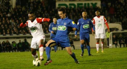 Moins dun an aprs la dfaite face  Nancy (L1) en 32de finale, les Drouais de Christian Domingues affrontent ce soir une autre quipe professionnelle, le Stade Malherbe Caen (L2).? - photo : emmanuel campion