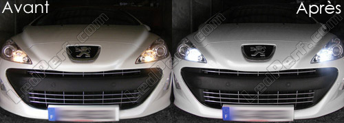 [Reduction 10%] LedPerf.com : Eclairage automobile à leds Pack_blanc_led_xenon_Peugeot_308_veilleuses_tuning_2