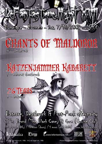 7/10: Chants of Maldoror, Katzenjammer Kabarett, 26 Tears Night17