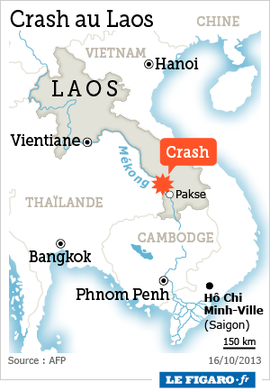 Laos : au moins sept Français tués dans le crash d'un avion 201342_laos_crash