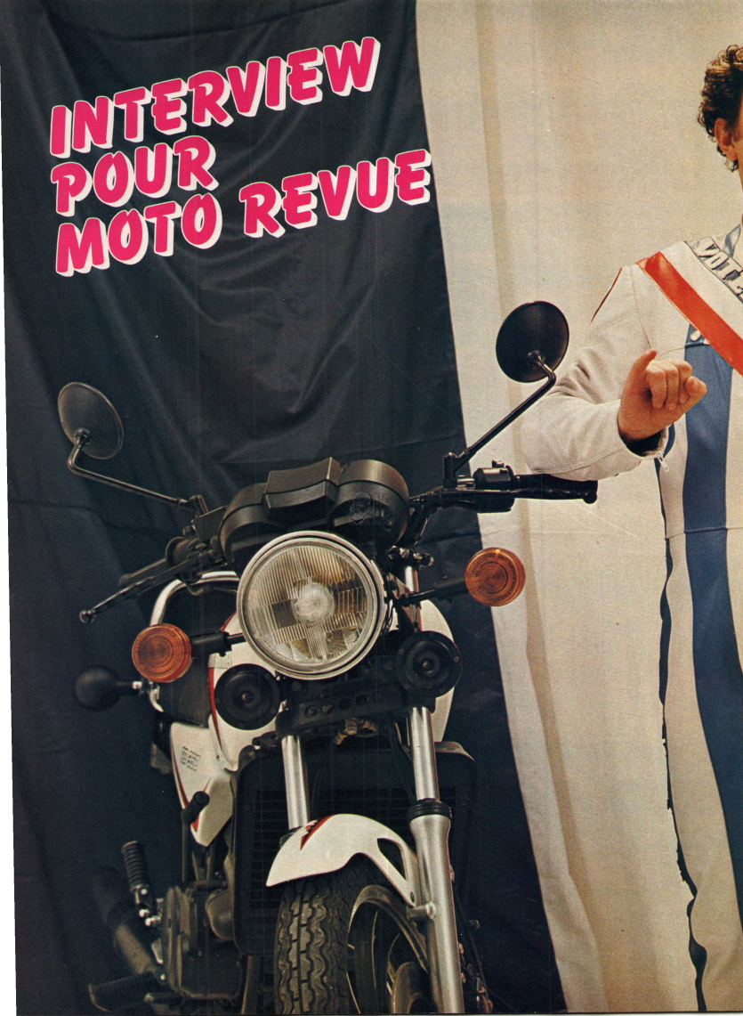 Interview Coluche Moto Revue du 18 mars 1981 Mr30435