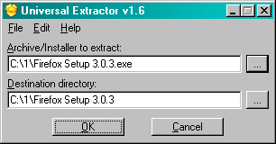 Utilitaires de compression-dcompression-extraction Uniextract_gui