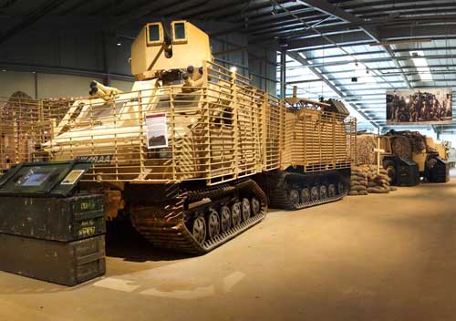 Ouverture d'une salle Afghanistan au musée de Bovington 300311tankmuseum