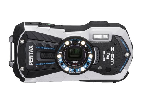 Pentax Optio WG2 et WG2 GPS : étanches à 12 m  Wg2gps_white_a2-7e589