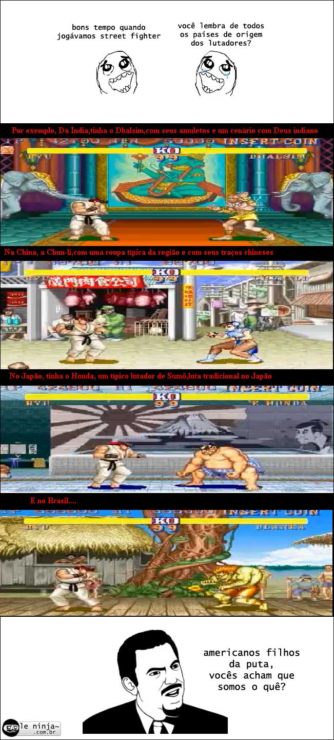 Preconceito no Street Fighter Street-Fighter