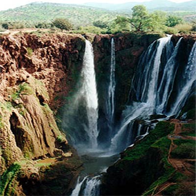  مدينة صغيرة لكن اجمل ما تتخيل دمنات الغالية القنطرة الطبيعية امينيفري  Ouzoud-Cascades