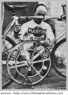 José Meiffret, 200 km/h à vélo et sans moteur  Jose-meiffret-10