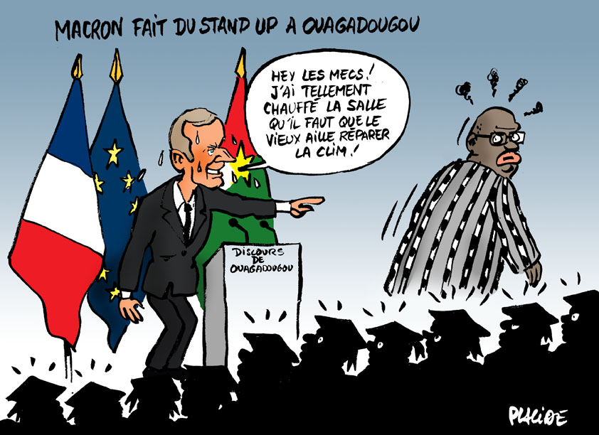 Le dessin du jour (humour en images) - Page 10 17-11-29-macron-ouagadougou