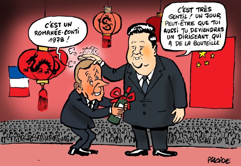 Le dessin du jour (humour en images) - Page 28 19-11-06-macron-xi%20jinping