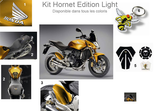 kit accessoires hornet Kit-honda-hornet-light