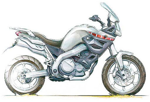 Nouvelles voyageuses Yamaha-xtz-1200-sketch