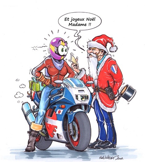 tit clin d'oeil  Moto-raleuses-vous-offre-bisou-noel-cathie-poster_hd