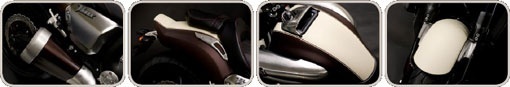 Moto et mécanique Yamaha-vmax-limited-edition-brun