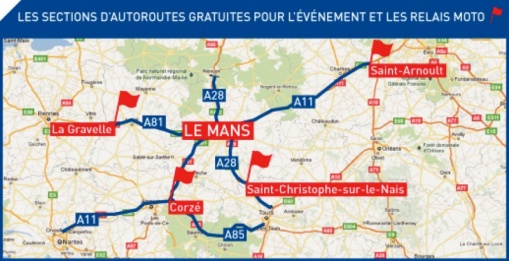 24 heures du Mans moto 2012 Carte-autoroutes-gratuites-24h-mans