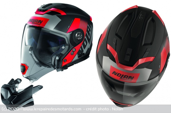 Casque Nolan N70-2 GT  Casque-modulaire-nolan-n70-2-gt-celeres-rouge