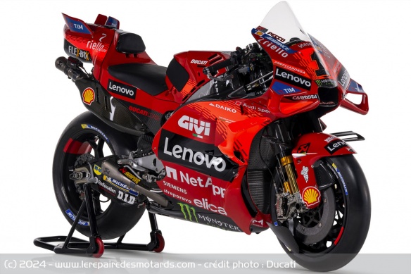 Moto GP 2024: Tout savoir sur les équipes, pilotes et motos. Motos-motogp-teams-pilotes-2024-ducati-lenovo-team