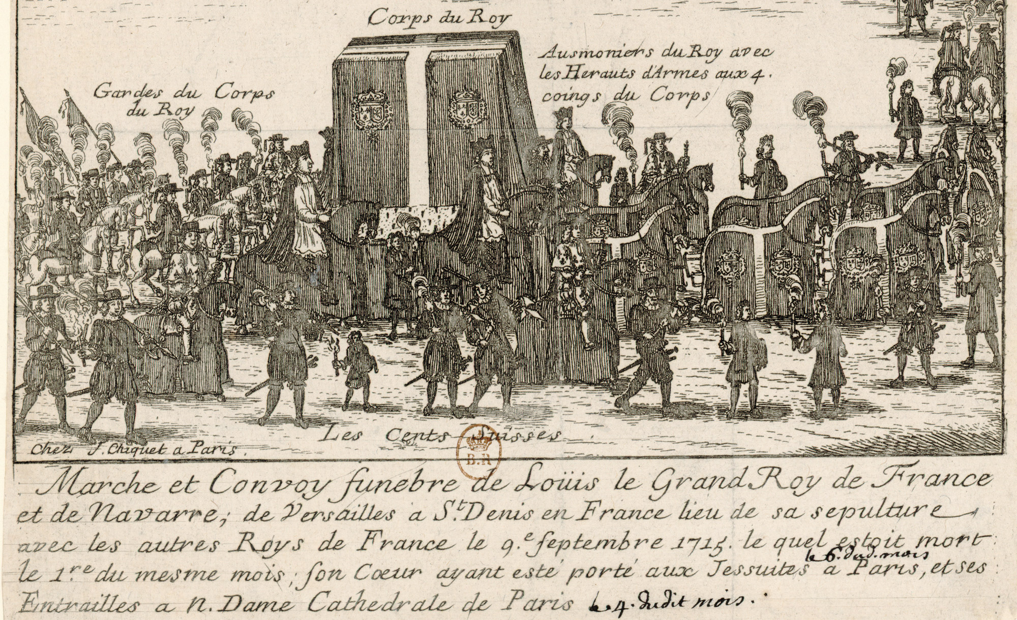 09 septembre 1715: Le dernier voyage de Louis XIV  Convoi-2