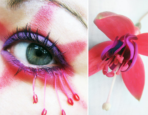 عيون Maquillage-yeux-fleur-2