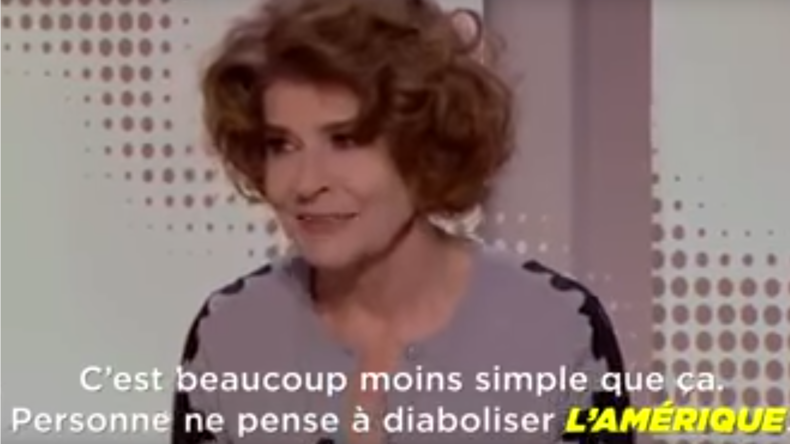 Fanny Ardant remontée contre les journalistes et la "pensée unique" sur le plateau de 28' hier.  587776acc4618896738b4739