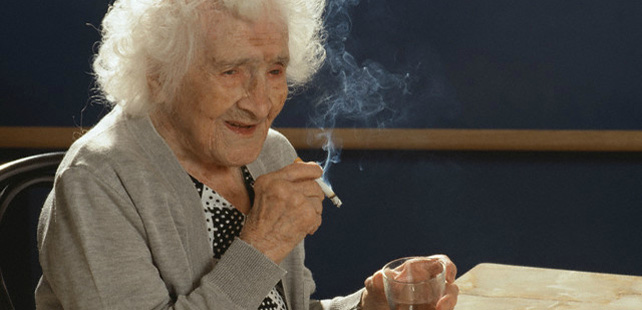 Le saviez-vous ? La personne ayant vécu le plus longtemps au monde a fumé pendant 96 ans ! Jeanne-Calment