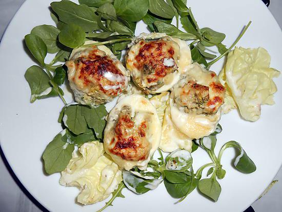 Oeufs farcis aux champignons gratines Oeufs-farcis-aux-champignons-gratines