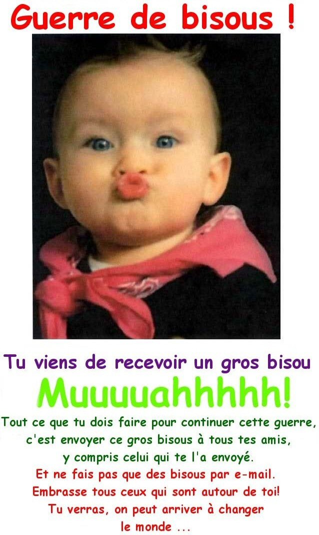 la guerre de ................ Bisous