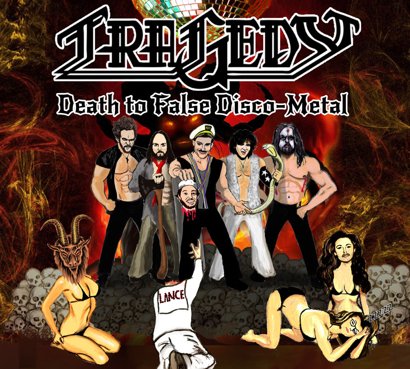 Tragedy: la fusion de disco y metal Deathtofalsediscometa