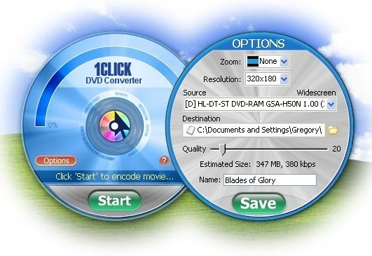 1CLICK DVD Converter Screenshot_1clickdvdconverter